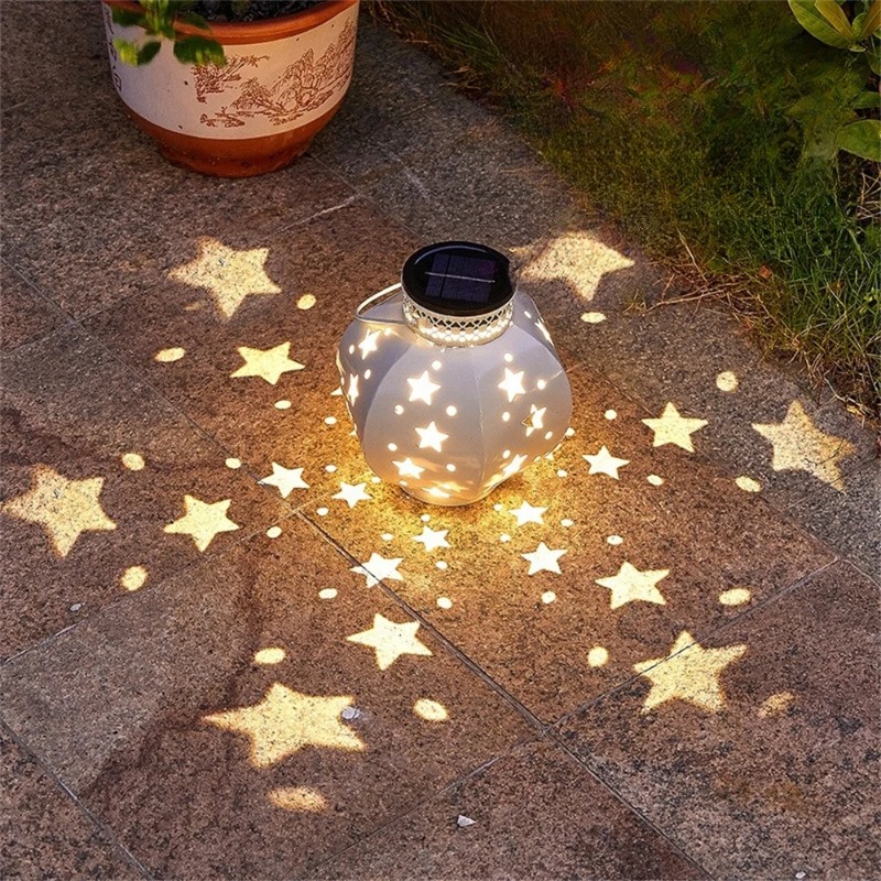 Lighting Decor Outdoor - 정원 스타 프로젝터 램프 걸이형 태양광