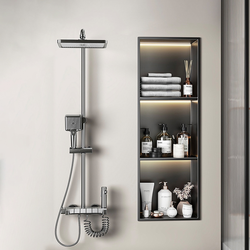 Lighting And Decor Magazine - 잡지꽂이, LED 조명이 있는 장식용 욕실