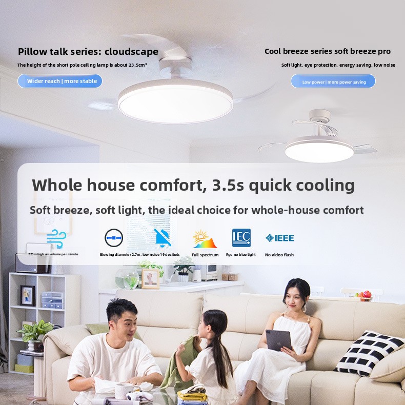 Decor Lighting Ceiling Fans - 심플한 천장 선풍기 조명 가정용 샹들리에
