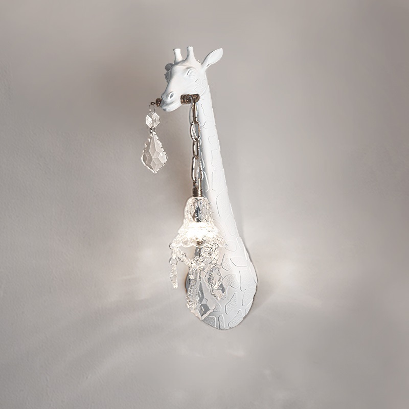 Foyer Lighting Wall Decor - 현대적인 창의적인 레진 기린 LED 벽등