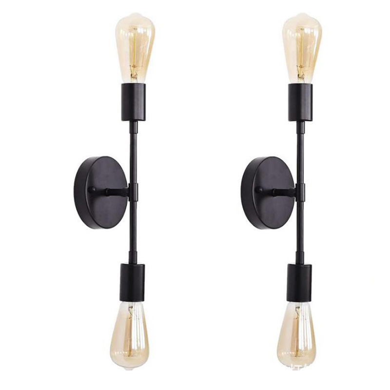 Decor Lighting Returns - 클래식 리턴 골드 블랙 벽 조명,