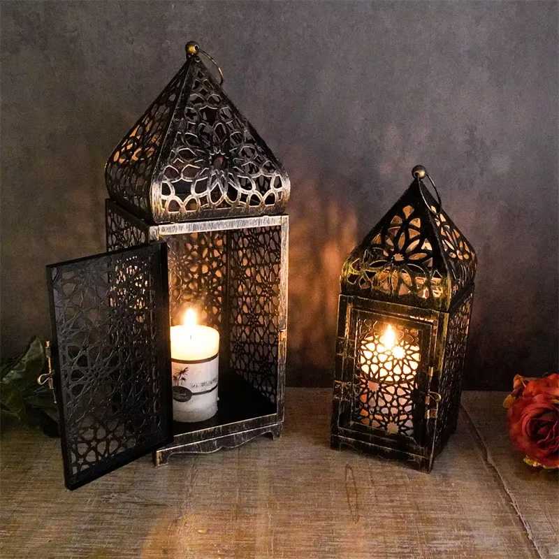 Lighting Home Decor Ideas - 중동 아랍풍 메탈 빈티지 풍등 랜턴