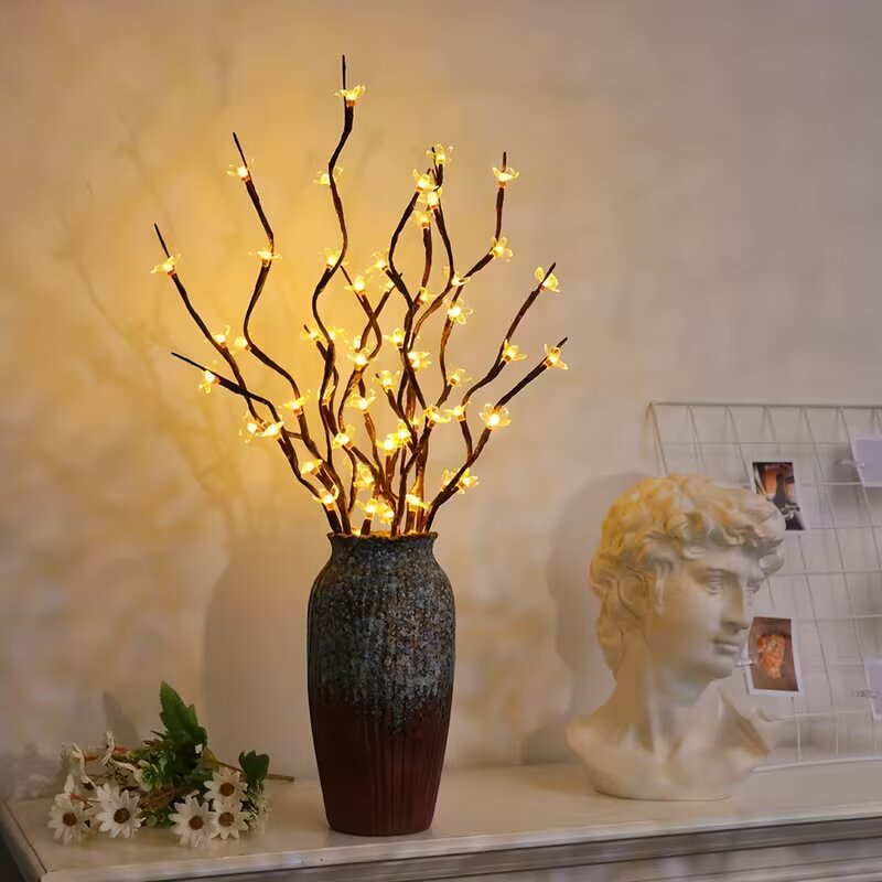 Decor Lighting Table Lamps - 1/2PC 20LED 벚꽃 나무 가지 조명