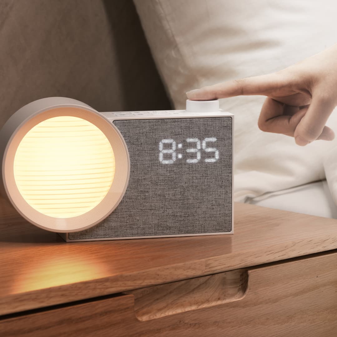 Decor Lighting Table Lamps - WILIT LED 무드등 알람 시계, 백색소음