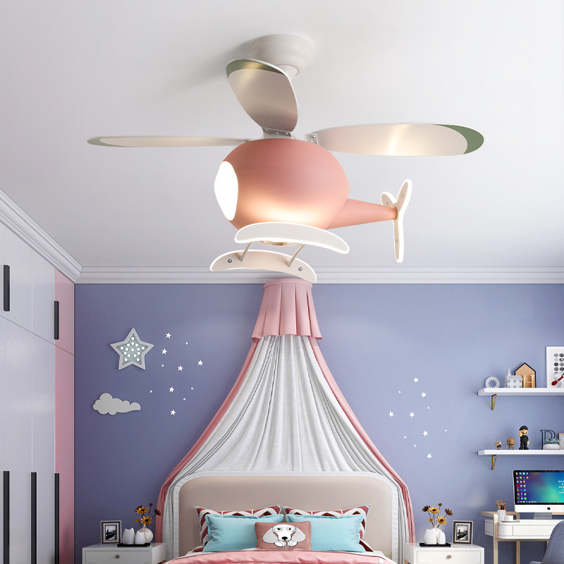 Decor Lighting Ceiling Fans - 현대 창조적 인 만화 비행기 팬