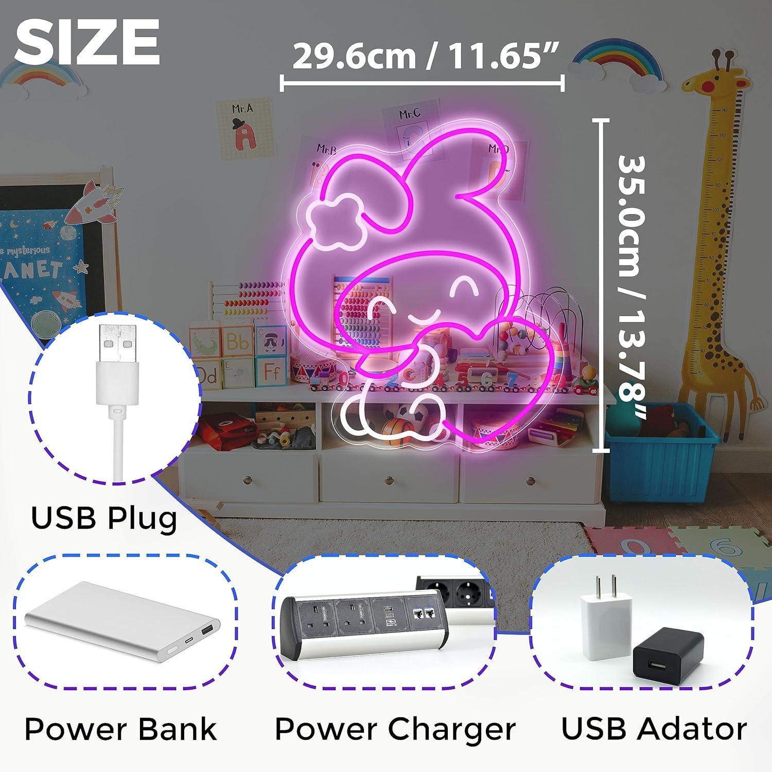 애니메이션 네온 사인 일본식 LED 네온 조명 침실 게 - Lighting Decor Living Room 리뷰 및 가격