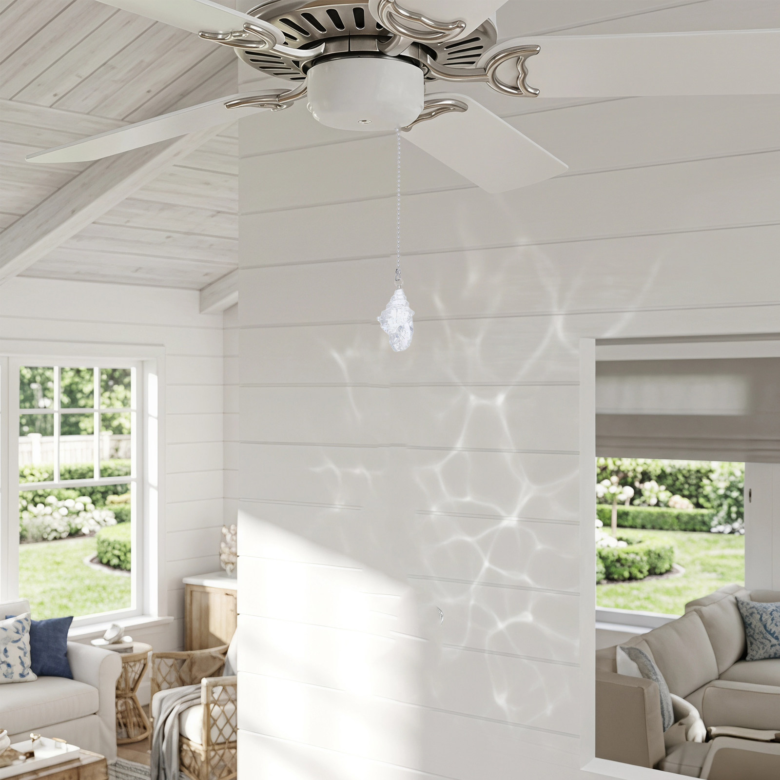 천장 선풍기 풀 체인 2.5인치 장식용 비즈 펜던트 크 - Decor Lighting Fixtures 리뷰 및 가격