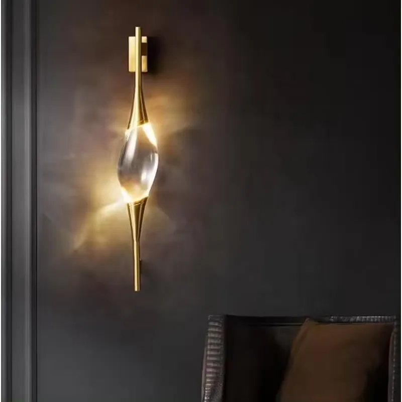 새로운 디자인의 모던한 전체 구리 골드 크리스탈 LED - Home Lighting And Decor 리뷰 및 가격
