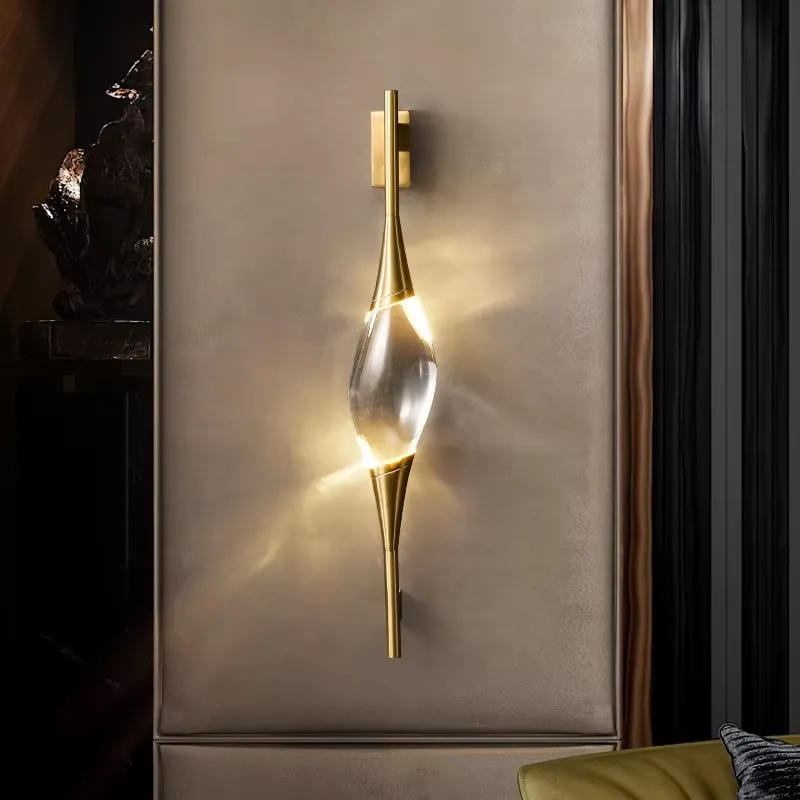 새로운 디자인의 모던한 전체 구리 골드 크리스탈 LED - Home Lighting And Decor 리뷰 및 가격