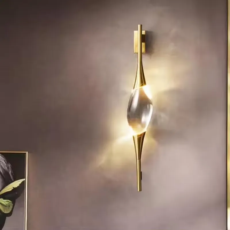 새로운 디자인의 모던한 전체 구리 골드 크리스탈 LED - Home Lighting And Decor 리뷰 및 가격