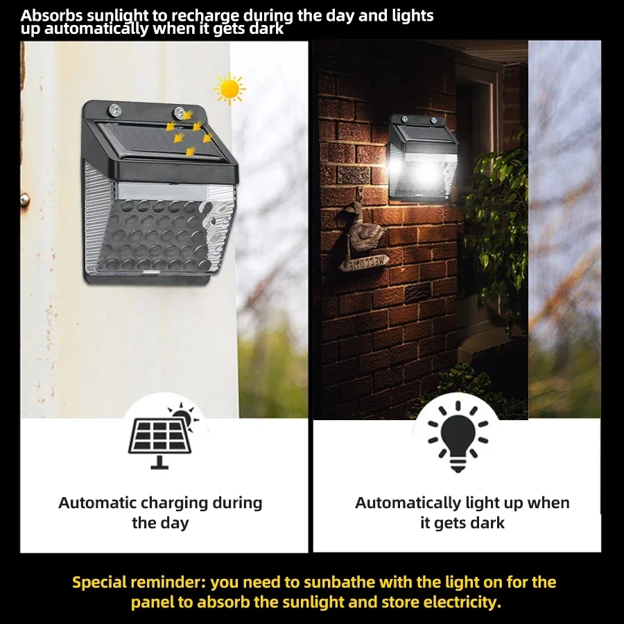 LED 태양광 조명 PIR 모션 센서 벽등 야외 태양광 - Lighting Decor Outdoor 리뷰 및 가격