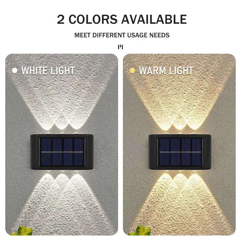 LED 태양광 조명 야외 방수 솔라 벽등 위아래 발광  - Lighting Decor Outdoor 리뷰 및 가격
