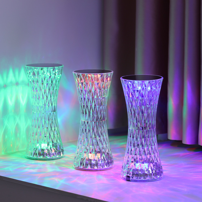 크리스탈 침대 옆 테이블 램프 크리스마스 아크릴 장식  - Decor Lighting Table Lamps 리뷰 및 가격