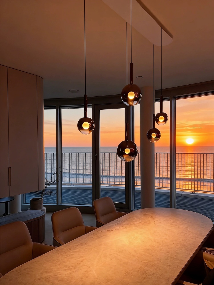 스모크 그레이 그라데이션 유리 LED 펜던트 조명 20 - Decor Lighting Fixtures 리뷰 및 가격