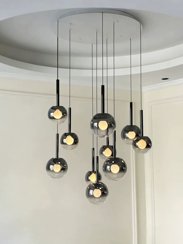 스모크 그레이 그라데이션 유리 LED 펜던트 조명 20 - Decor Lighting Fixtures 리뷰 및 가격