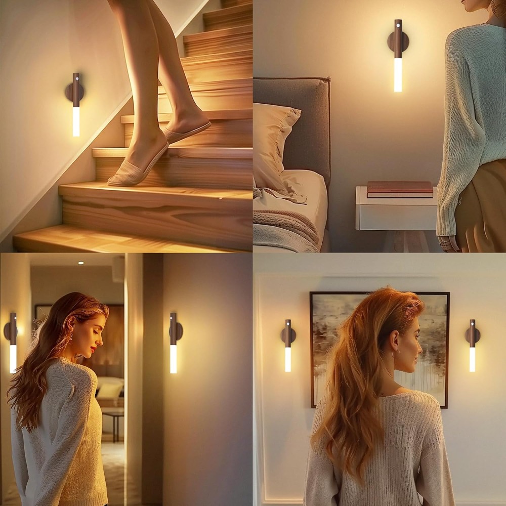 스마트 모션 LED 충전식 자석 벽등 휴대용 센서 야간 - Foyer Lighting Wall Decor 리뷰 및 가격
