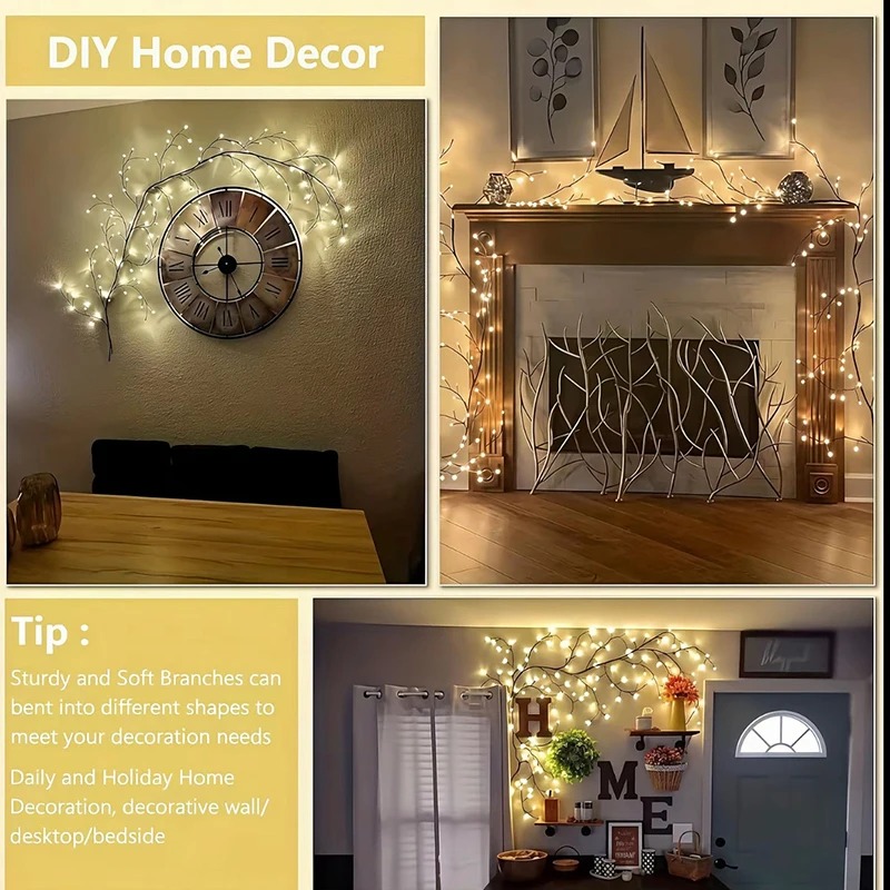 DIY 단풍잎 장미 펜던트 USB 전원 공급 홈 벽 꽃 - Lighting Decor Home 리뷰 및 가격