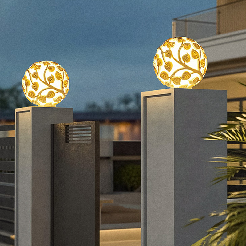 야외 기둥 조명 태양광 LED 기둥 조명 비태양광 조명 - Lighting Decor Outdoor 리뷰 및 가격