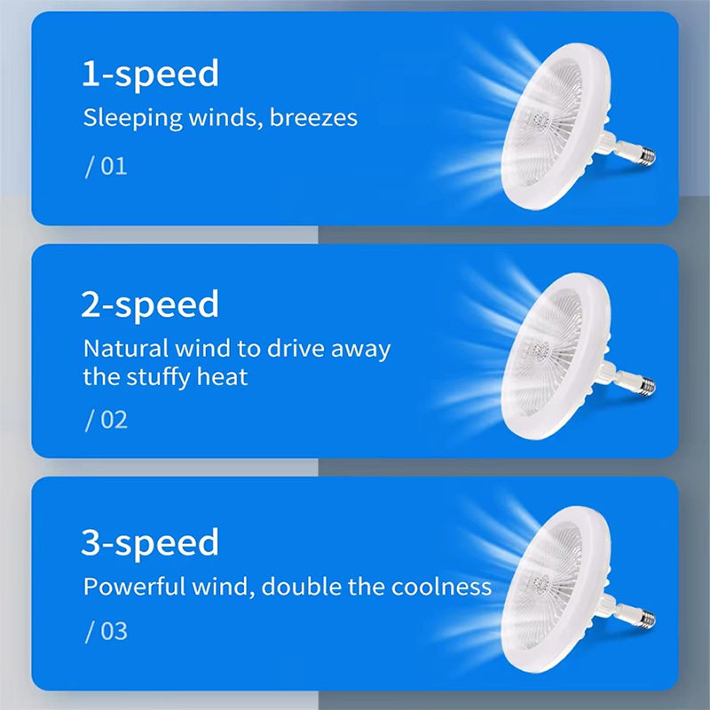 2 In 1 천장 팬 램프 3 속도 조절 가능 E27  - Decor Lighting Ceiling Fans 리뷰 및 가격