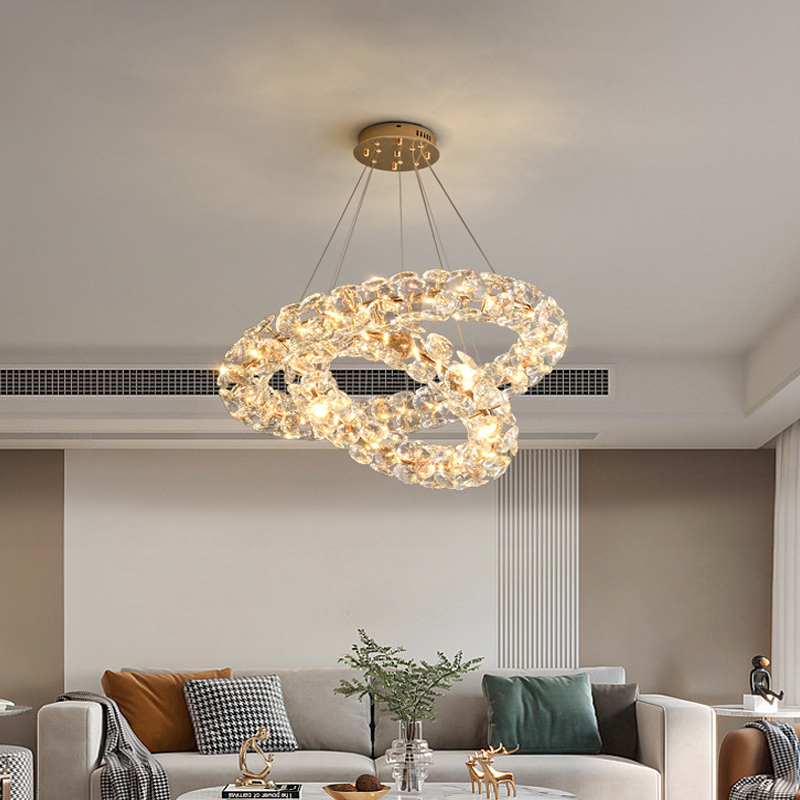 프랑스어 현대 갈랜드 크리스탈 펜던트 조명 럭셔리 홈  - Decor Lighting Fixtures 리뷰 및 가격