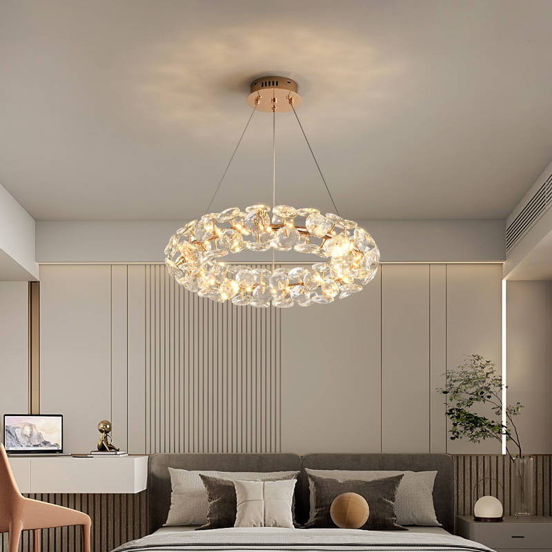 프랑스어 현대 갈랜드 크리스탈 펜던트 조명 럭셔리 홈  - Decor Lighting Fixtures 리뷰 및 가격