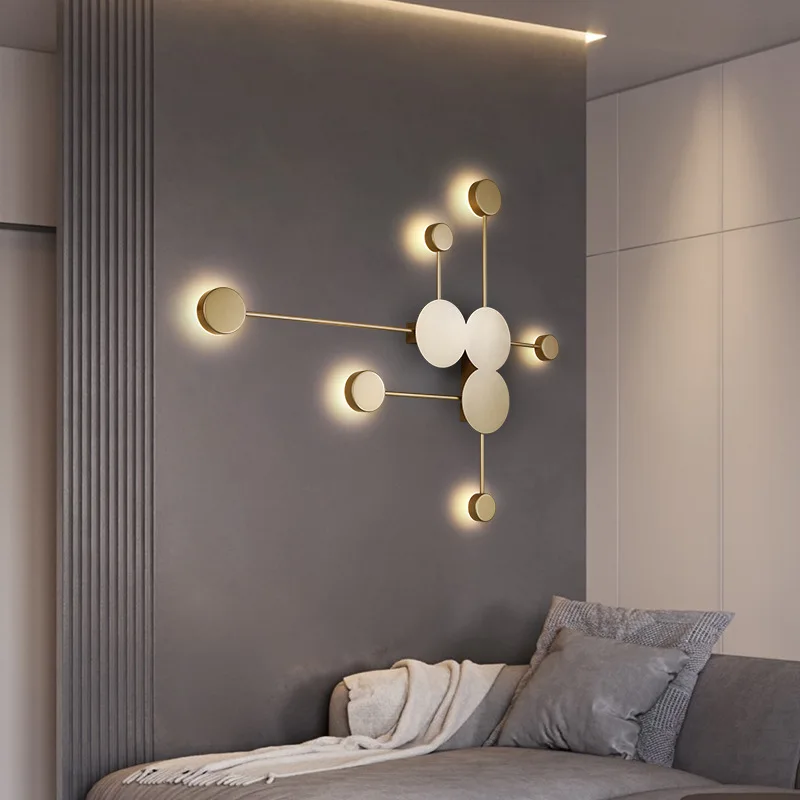거실용 모던 LED 벽 스콘스 조명, 복도 장식, 시계 - Foyer Lighting Wall Decor 리뷰 및 가격