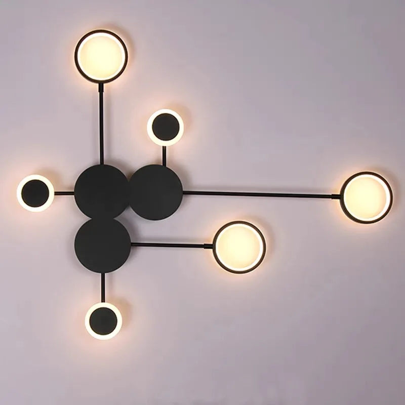 거실용 모던 LED 벽 스콘스 조명, 복도 장식, 시계 - Foyer Lighting Wall Decor 리뷰 및 가격