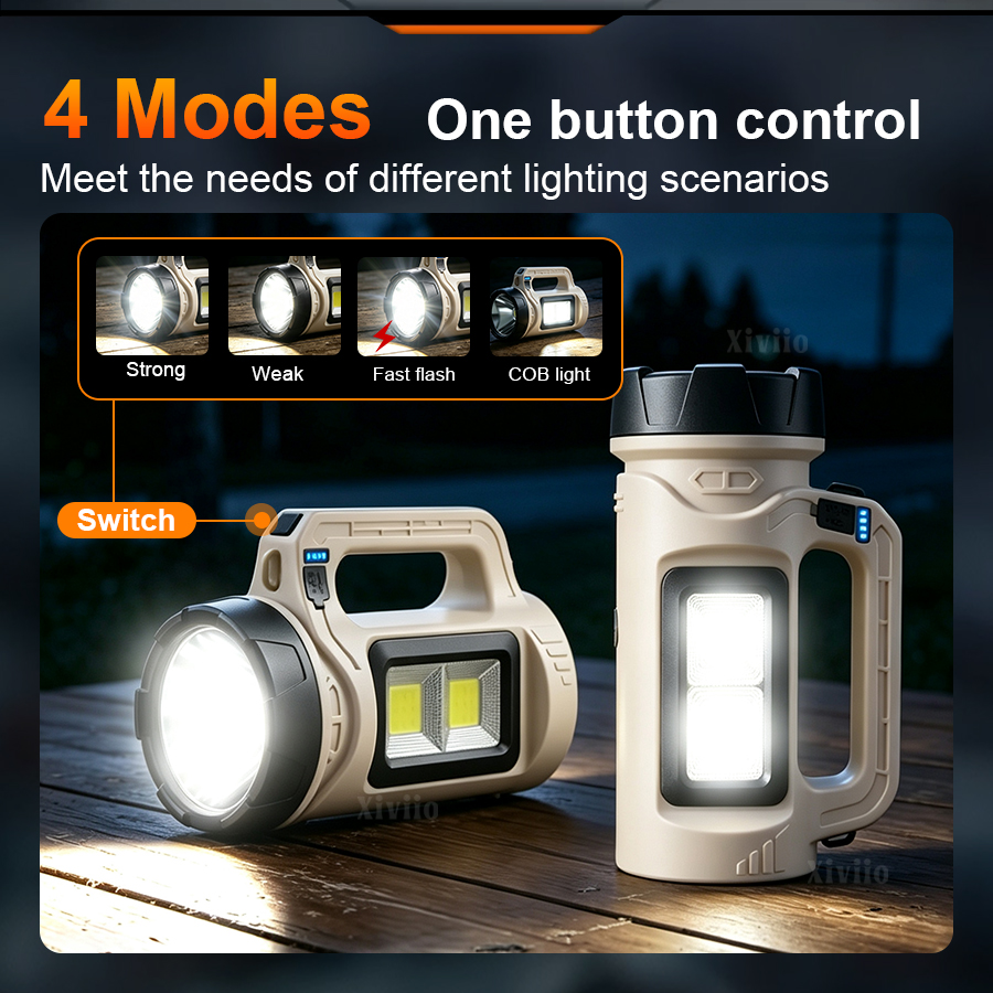 Multiscene 휴대용 LED 토치 태양열 Type - Lighting Decor Outdoor 리뷰 및 가격