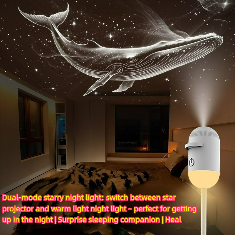 2-in-1 미니 무드 라이트 스타 프로젝터 나이트 램 - Decor Lighting Fixtures 리뷰 및 가격