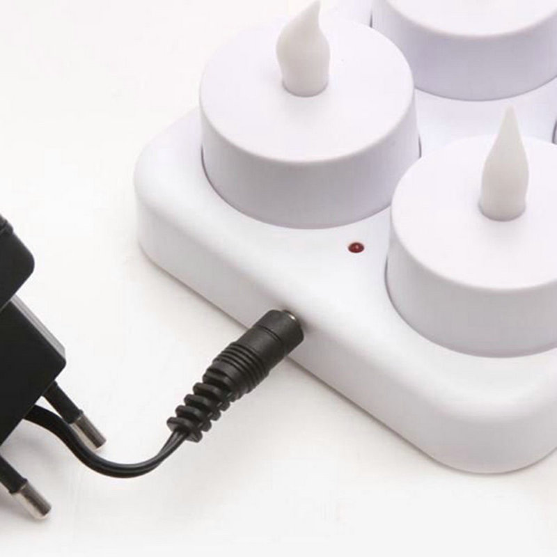 12개 세트 충전식 LED 캔들 무불꽃 정전기 방지 티 - Decor Lighting Table Lamps 리뷰 및 가격