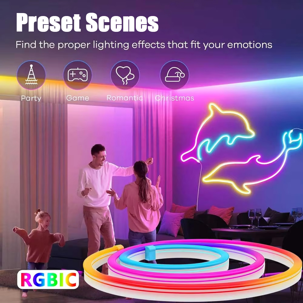 WISCOLOR 24V TUYA WIFI 네온 스트립  - Lighting Decor Outdoor 리뷰 및 가격