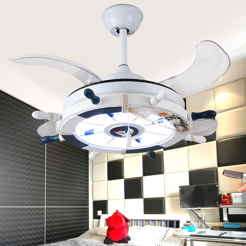 침실 장식용 LED 무형 천장 선풍기 조명 램프, 여학 - Decor Lighting Ceiling Fans 리뷰 및 가격