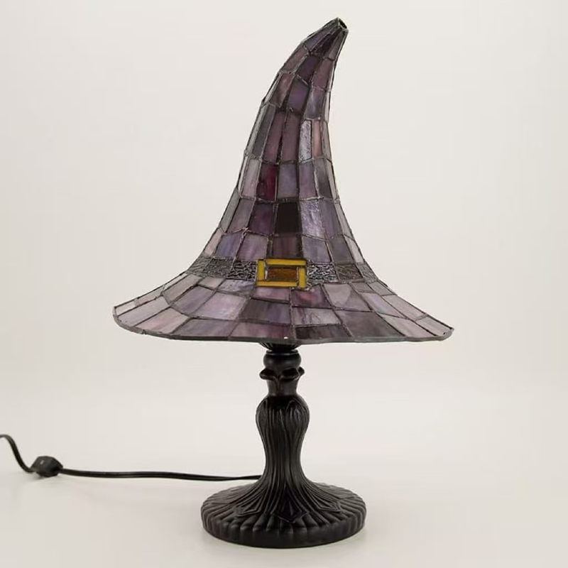 스테인드 워치햇 테이블 램프 수제 고딕 마법사 모자 L - Decor Lighting Table Lamps 리뷰 및 가격
