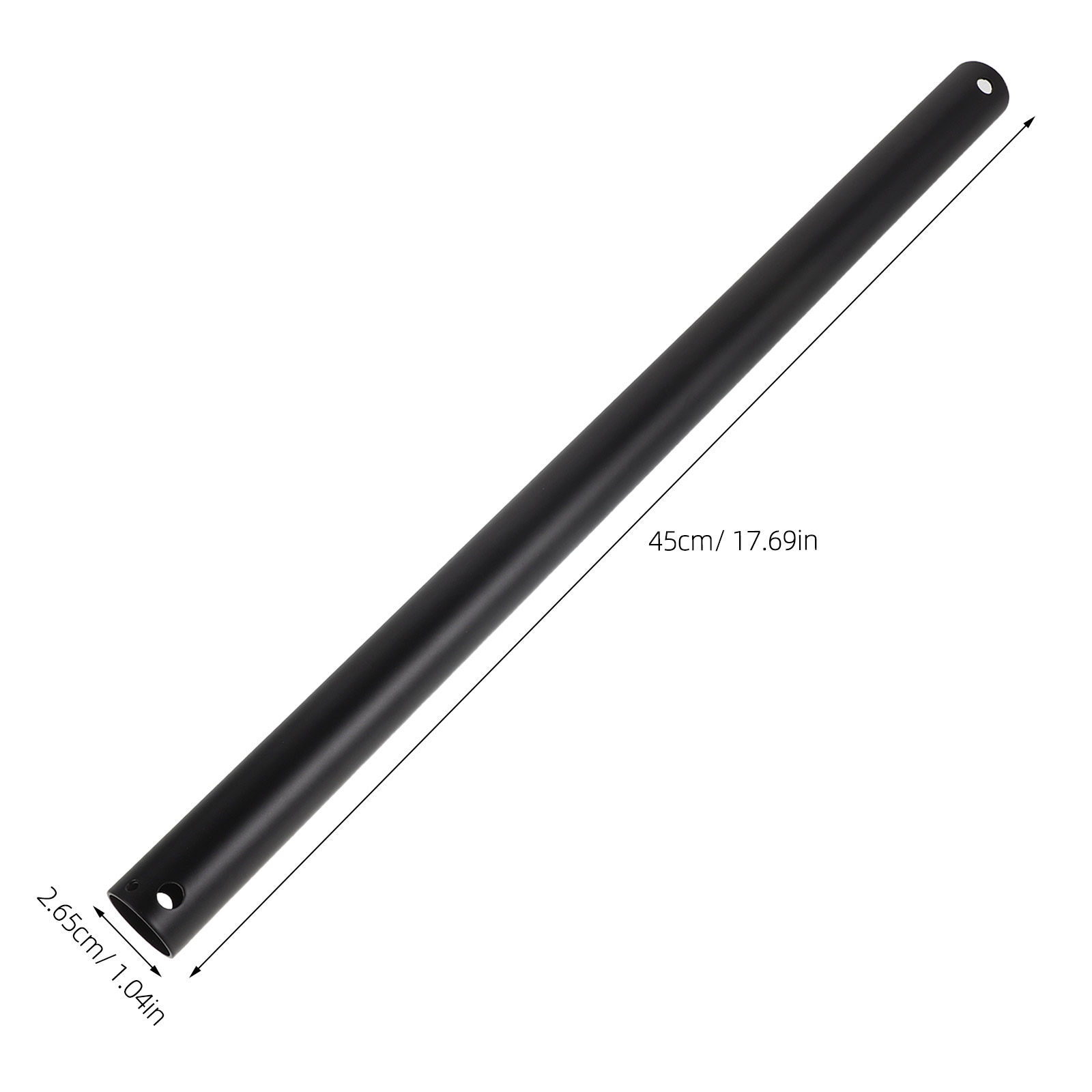 천장 선풍기 다운로드 매트 블랙 18인치 나사 없는 연 - Decor Lighting Fixtures 리뷰 및 가격