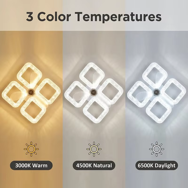 듀얼 베이스 천장 선풍기 조명 E27 무단계 디밍 가능 - Decor Lighting Ceiling Fans 리뷰 및 가격
