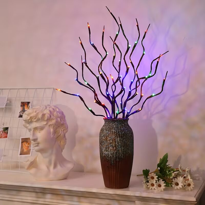 1/2PC 20LED 벚꽃 나무 가지 조명 실내외 홈  - Decor Lighting Table Lamps 리뷰 및 가격