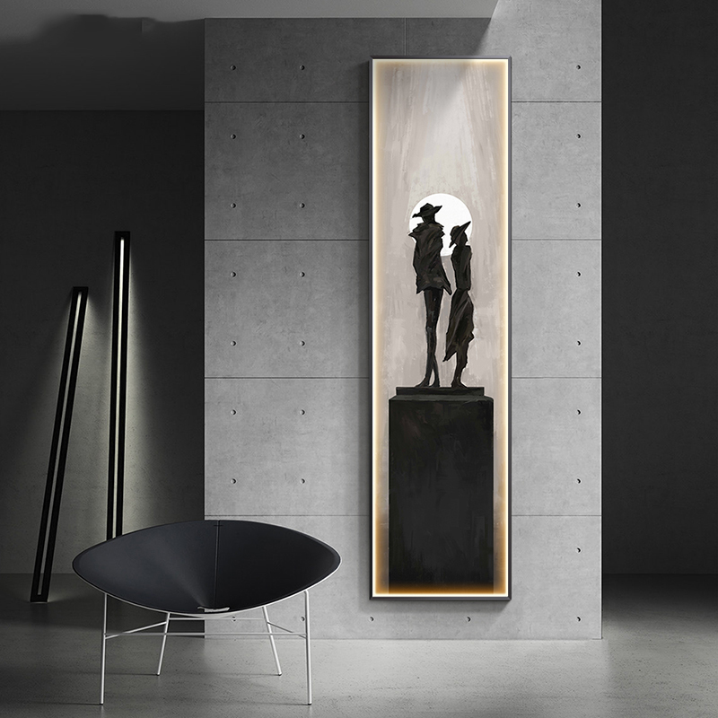 현대 추상 예술 인테리어 페인팅 LED 벽걸이 램프 ( - Foyer Lighting Wall Decor 리뷰 및 가격