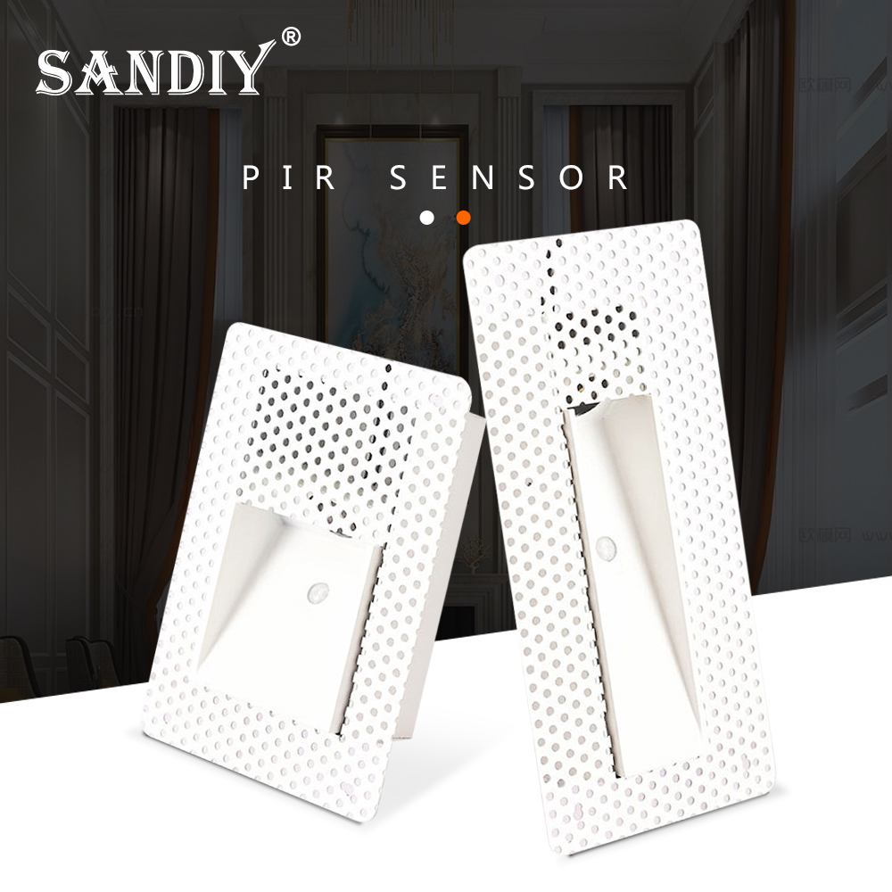 SANDIY 벽 램프 매입형 야간 조명 센서 스콘스 프 - Foyer Lighting Wall Decor 리뷰 및 가격