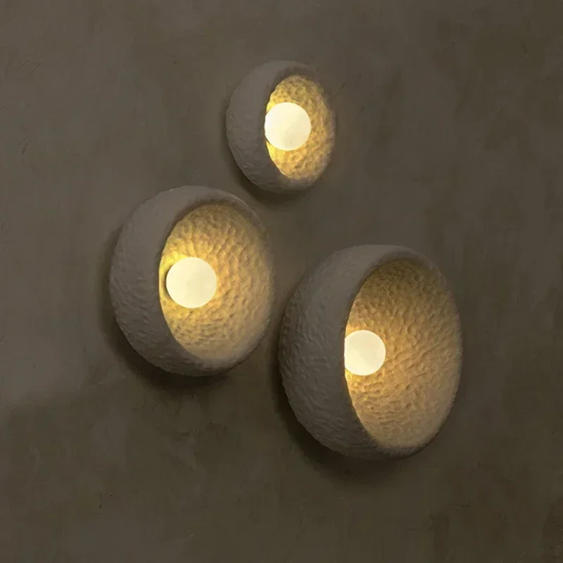 유럽 ​​스타일의 벽 램프 거실 레스토랑 수지 크림 에 - Foyer Lighting Wall Decor 리뷰 및 가격